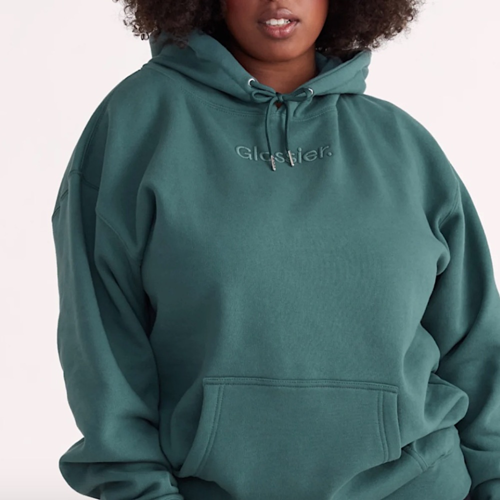 Glossier Green Hoodie
